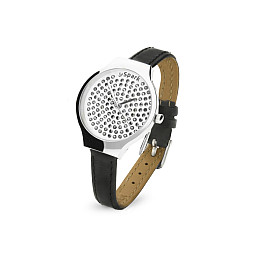 Женские часы Spark Pixel со Swarovski Черный Белый (ZPX29CZJ)