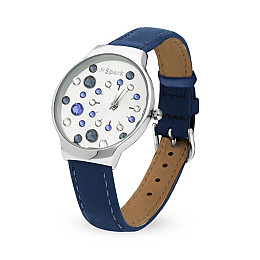 Женские часы Spark Ladybug со Swarovski Синий Белый (ZLB35NDB)