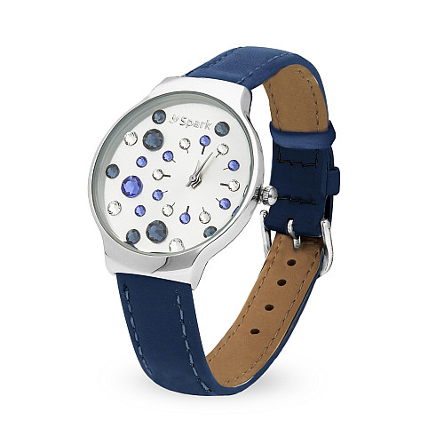 Женские часы Spark Ladybug со Swarovski Синий Белый (ZLB35NDB)