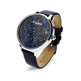 Женские часы Spark Crono со Swarovski Синий Белый (ZCR42BB)