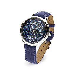 Женские часы Spark Punto со Swarovski Синий Белый (ZCR38BB)