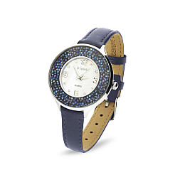 Женские часы Spark Oriso со Swarovski Синий Белый (ZCR34BB)