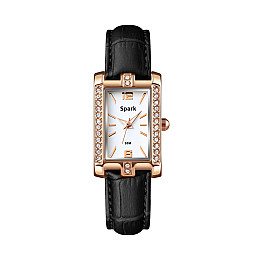 Жіночі годинники Spark Vendome зі Swarovski Чорний Білий (Z1690BLC)