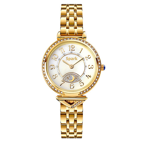 Женские часы Spark Opera со Swarovski Белый (Z1658G)