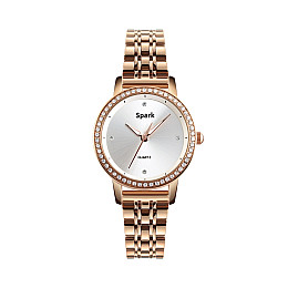 Женские часы Spark Odeon со Swarovski Белый (Z1311G)