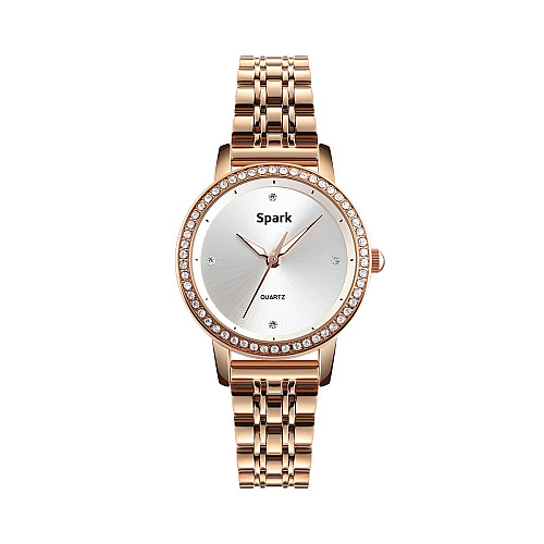 Женские часы Spark Odeon со Swarovski Белый (Z1311G)