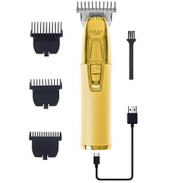Тример для бороди та стрижки волосся Adler AD 2836g золотистий