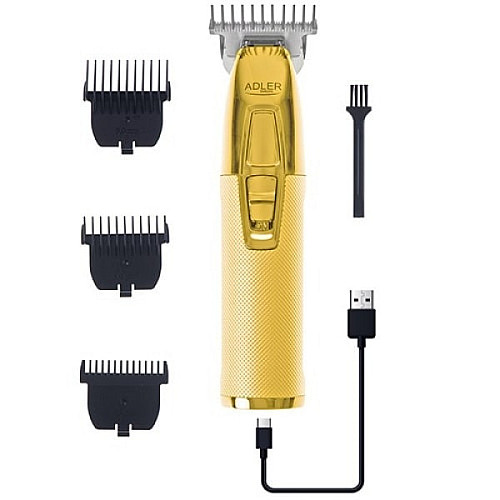 Триммер для бороды и стрижки волос Adler AD 2836g золотистый