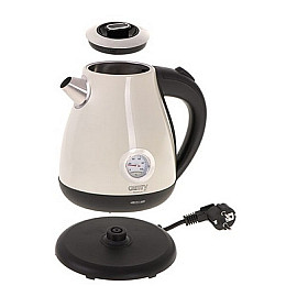 Чайник электрический с термометром Camry CR 1344 бежевый 1.7 л