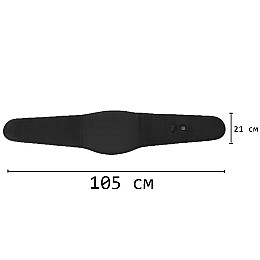 Електричний грілка-пояс з кнопкою включення Lesko YX211 USB Чорний (10015-43022)