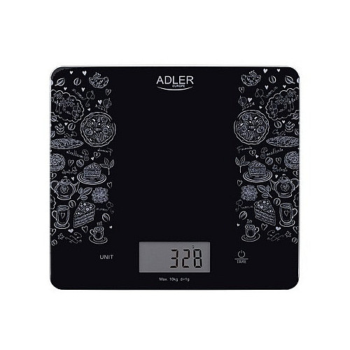 Кухонные весы Adler AD 3171 до 10 кг черные