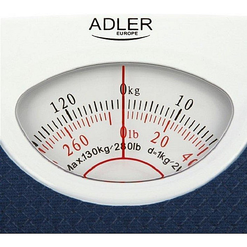 Весы напольные механические до 130 кг Adler AD 8151 blue