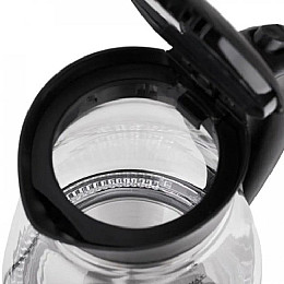 Електрочайник скляний 1.7 л Adler AD 1274 чорний