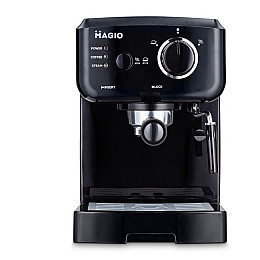 Кофемашина с капучинатором 860 Вт MAGIO MG-962 Black