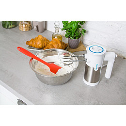 Миксер ручной MAGIO MG-230 с LED подсветкой White