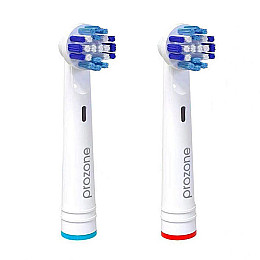 Насадки ProZone PRO-3D Max Contact ORAL-B/Braun 2 шт Білий