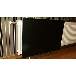 Карбоновый экономичный обогреватель Grilka IT-125 130 Вт 60*45*2 см Черный