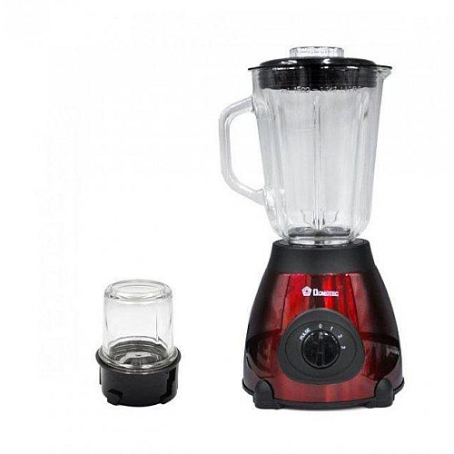 Блендер стационарный Domotec MS-6611 с кофемолкой 2в1 1.5L 1000W Red (3_02327)
