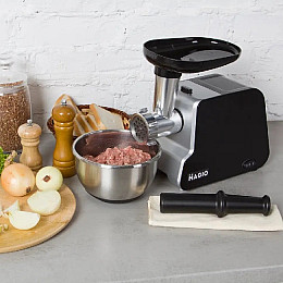 Електрична м'ясорубка + запасний ніж MAGIO МG-268 Black
