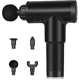 Ручний масажер для м'язів RIAS Fascial Gun KH-320 Black (3_01147)