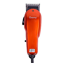 Машинка для стрижки волос Geemy GM-1005 від мережі 220В 15W Червона (3_02155)