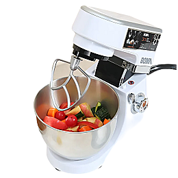 Миксер-тестомес планетарный BOMA BM-801 с металлической чашей 7L 1600W White (3_01589)