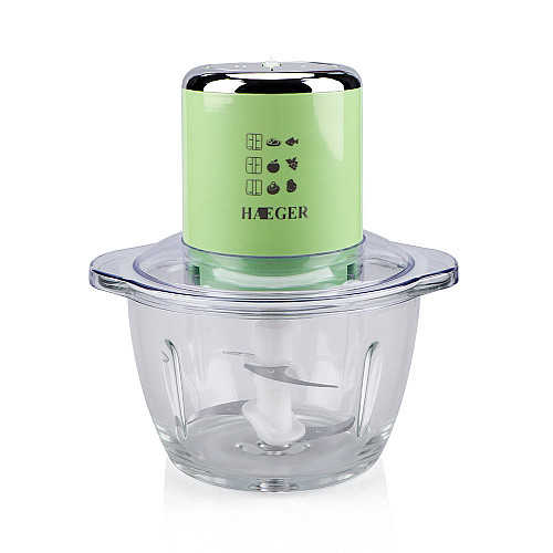 Блендер-измельчитель HAEGER HG-7028 1.2L 200W Green (3_01405)