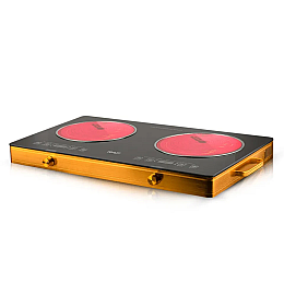 Інфрачервона настільна плита RAF R.8088 2 конфорки 4800W Чорна (3_02408)