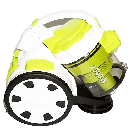 Пылесос контейнерный Rainberg RB-651TB c турбощеткой 3L 2500W White-Green (3_01211)