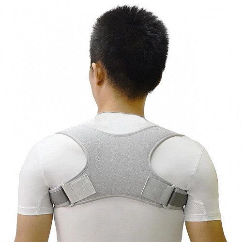 Коректор постави плечового відділу регульований Mine Posture Corrector One Size Сірий (hub_ihchsh)