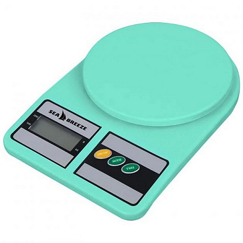Кухонные весы SeaBreeze SB-070 до 10 кг Turquoise