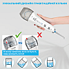 Ирригатор для полости рта H2ofloss Travel Kit HF-6 с насадками White