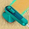 Ручной мини утюг Lesko Iron C020 Green портативный для сухой и влажной глажки
