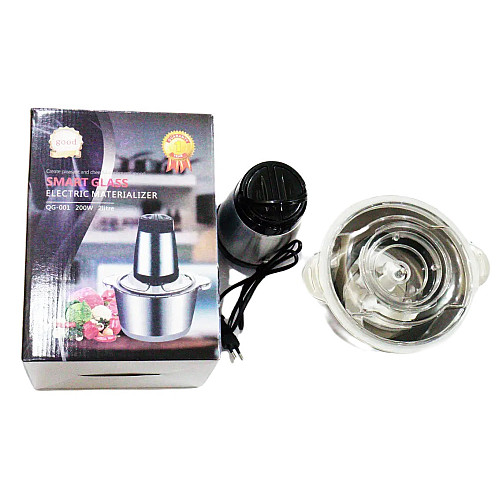 Блендер-измельчитель RIAS QG-001 2L 200W Срібний