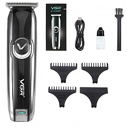 Машинка для стрижки волос VGR V-168 акумуляторна 5W Silver-Black (3_02924)
