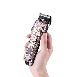 Машинка для стрижки волос Kemei KM-2616 акумуляторна Bronze (3_02925)