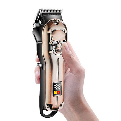 Машинка для стрижки волос Kemei KM-2618 акумуляторна 5W Bronze (3_02930)