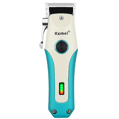 Машинка для стрижки волосся Kemei KM-2621 акумуляторна 5W Біло-М'ятна (3_03521)