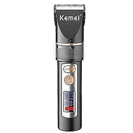 Машинка для стрижки волос Kemei KM-5073 акумуляторна 5W Сіра (3_03522)