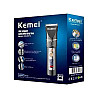 Машинка для стрижки волос Kemei KM-5073 акумуляторна 5W Сіра (3_03522)