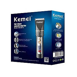 Машинка для стрижки волос Kemei KM-5073 акумуляторна 5W Сіра (3_03522)