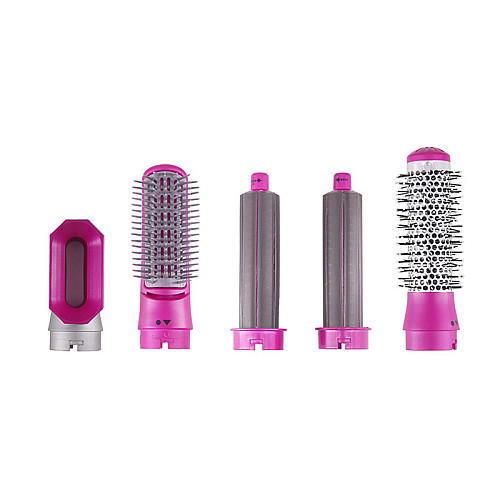 Мультистайлер для волос RIAS Hot Air Styler 5в1 с феном 1000W Grey/Pink (3_02764)