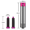 Мультистайлер для волос RIAS Hot Air Styler 5в1 с феном 1000W Grey/Pink (3_02764)