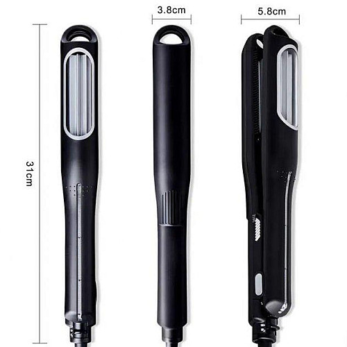 Щипці-гофре для волосся RIAS Automatic Crimping Hair Iron 36W Black (3_03179)