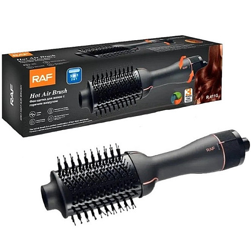 Стайлер для укладки волос RAF R.411 1200W Black (3_03505)