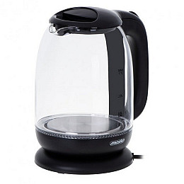 Електрочайник скляний 1.7 л Mesko MS 1302b Black