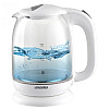 Чайник электрический стеклянный 1.7 л Mesko MS 1302w White