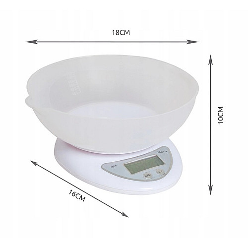 Весы Кухонные Kitchen B05 Mx-407 5Кг С Чашей