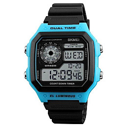 Часы наручные мужские Skmei 1299 Blue 1299BU (12336-hbr)
