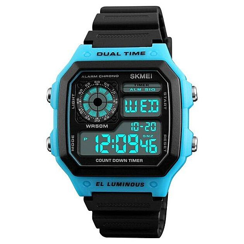 Часы наручные мужские Skmei 1299 Blue 1299BU (12336-hbr)